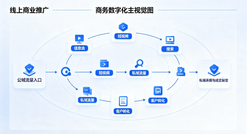 穆棱市线上商业推广怎么做？全域流量闭环搭建与低成本转化实战指南